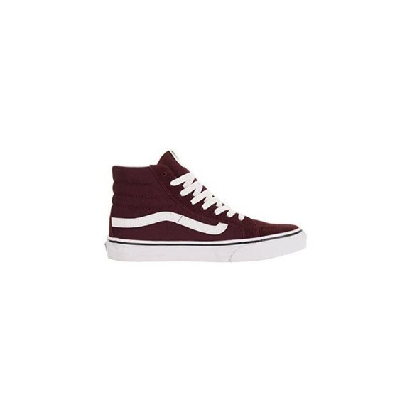 Vans Sk8-Hi Slim Windsor Wine Skate Shoe WM 6 NWOB - Picture 4 of 5